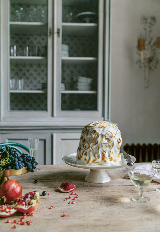 Pistachio panettone cake