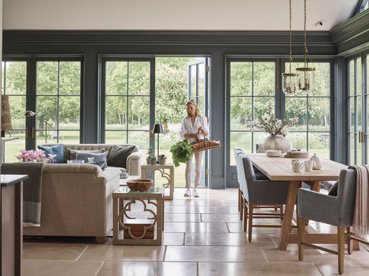 A garden room transformation in a Georgian red-brick house