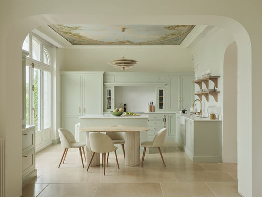 A Henley painted kitchen inspired by a ceiling mural