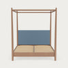 Wardley Super King Four Poster Bed, Oak