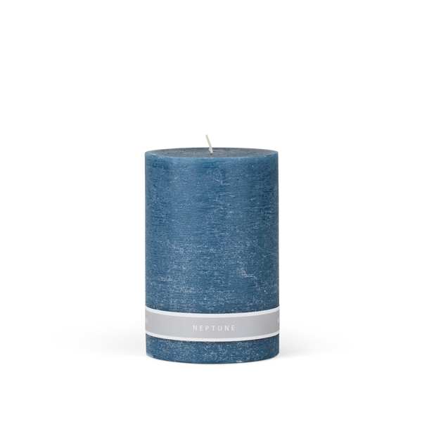 Blyton Pillar Candle, Blakeney Blue