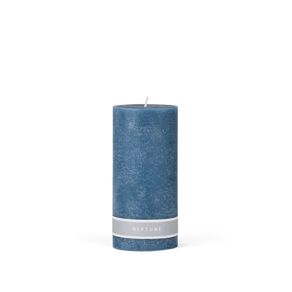 Blyton Pillar Candle, Blakeney Blue