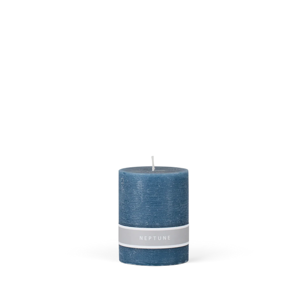 Blyton Pillar Candle, Blakeney Blue