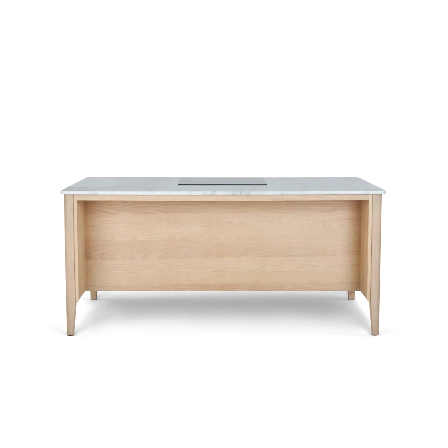 Neptune Kitchen_Kitchen furniture_Kitchen free standing default Borough Freestanding Oak Cooking Island with Marble Top