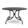 Neptune Seasonal_Garden_Outdoor dining tables default Boscombe 6 Seater Round Metal Garden Dining Table with Granite Top