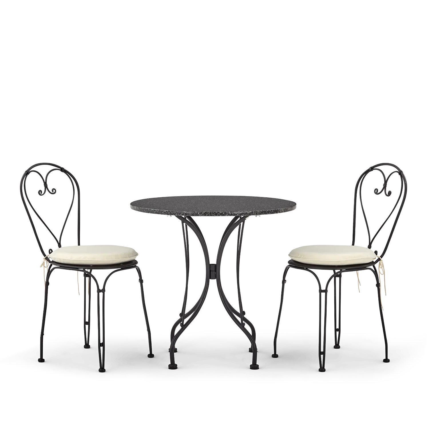 Neptune Seasonal_Garden_Outdoor sofas and relaxed chairs default Boscombe 2 Seater Metal Bistro Set with Granite Top