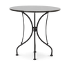 Neptune Seasonal_Garden_Outdoor dining tables default Boscombe Round Metal Bistro Table with Granite Top