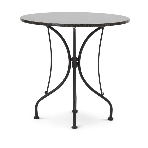 Neptune Seasonal_Garden_Outdoor dining tables default Boscombe Round Metal Bistro Table with Granite Top