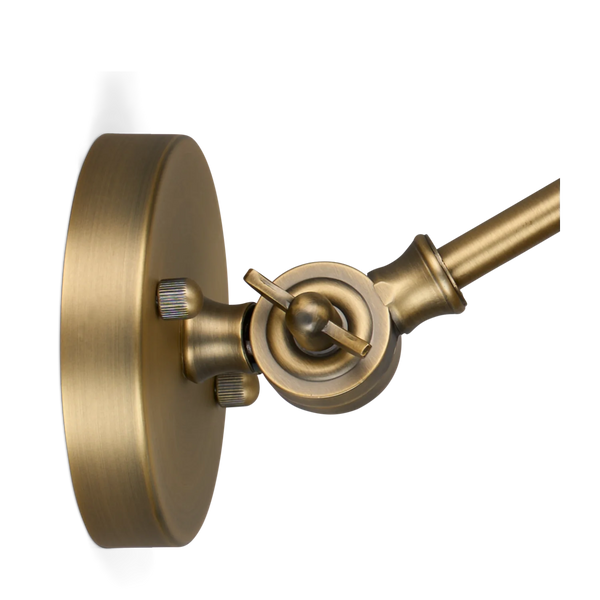 Neptune Accessories_Lighting_Wall lights default Brompton Small Antique Brass Wall Light
