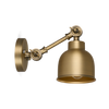 Neptune Accessories_Lighting_Wall lights default Brompton Small Antique Brass Wall Light