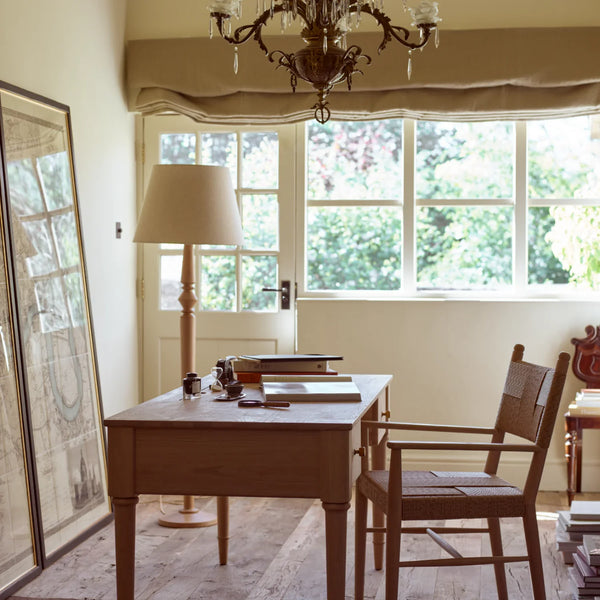 Chalford Floor Lamp, Natural Oak