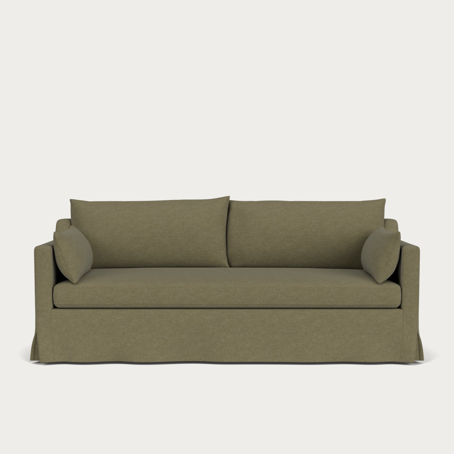 Neptune Sofas Grand Eliza Loose Cover Sofa, Signature Moss