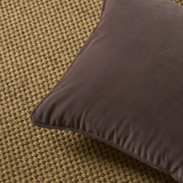 Florence Scatter Cushion, Cotton Velvet - Otter Pink