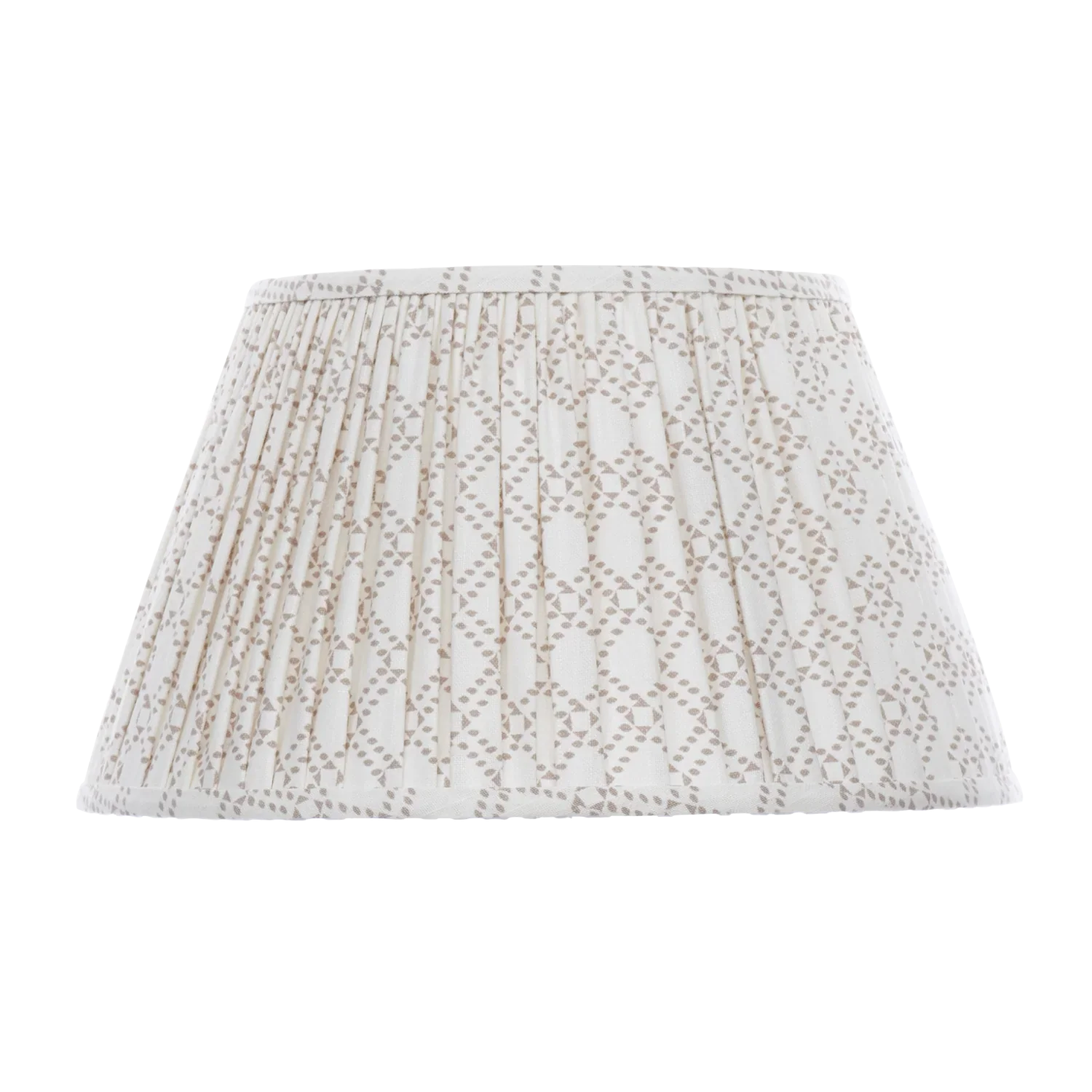 Neptune Accessories_Lighting_Lighting accessories default Henry Gathered 26'' Linen Empire Lampshade, Thea Natural Print