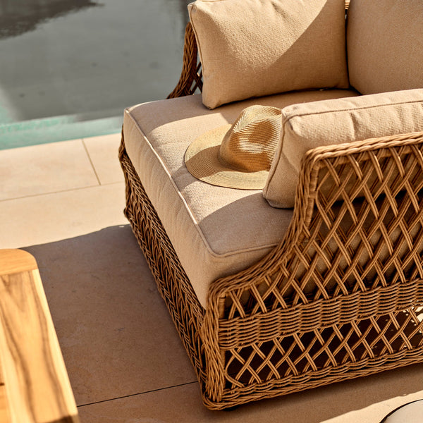 Neptune Garden Sets Longmeadow Garden Sofa, Armchairs & Kew Coffee Table Set