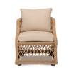 Neptune Seasonal_Garden_Outdoor dining and carver chairs Longmeadow Wicker Carver Garden Dining Chair