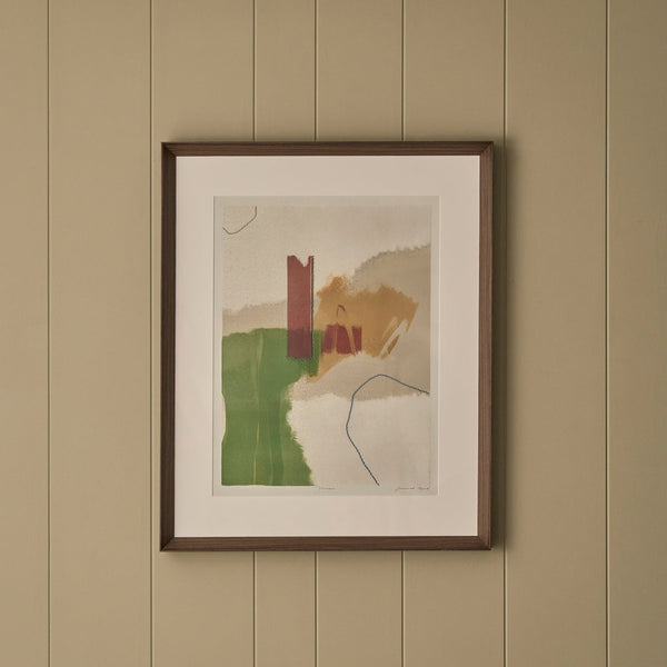 Neptune Accessories_Living accessories_Wall decor default Abstract Scene, Olive