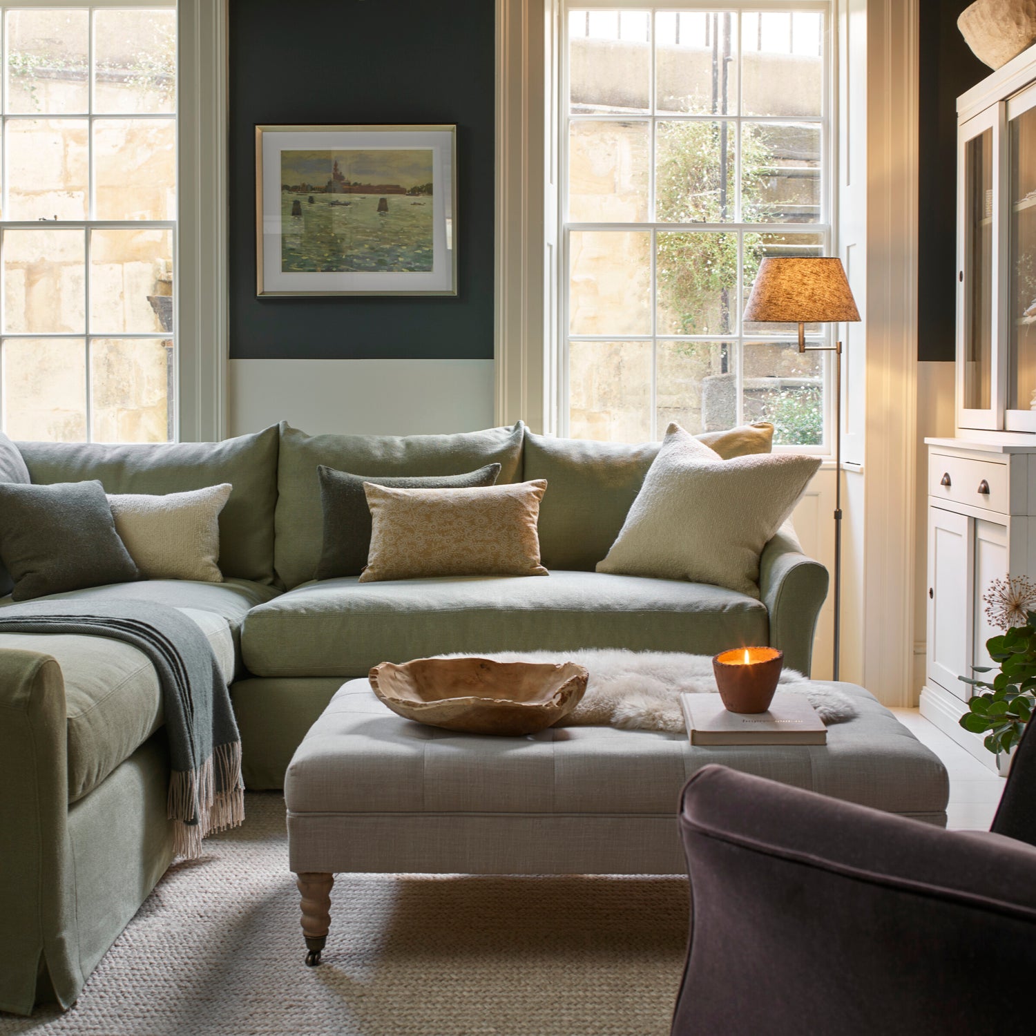 Neptune Footstools & Ottomans Arthur Large Footstool