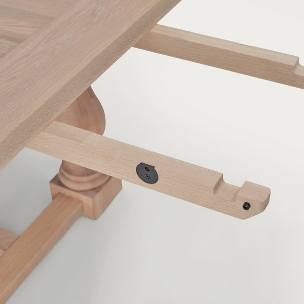 Neptune Tables Balmoral 6-10 Seater Extendable Dining Table, Natural Oak