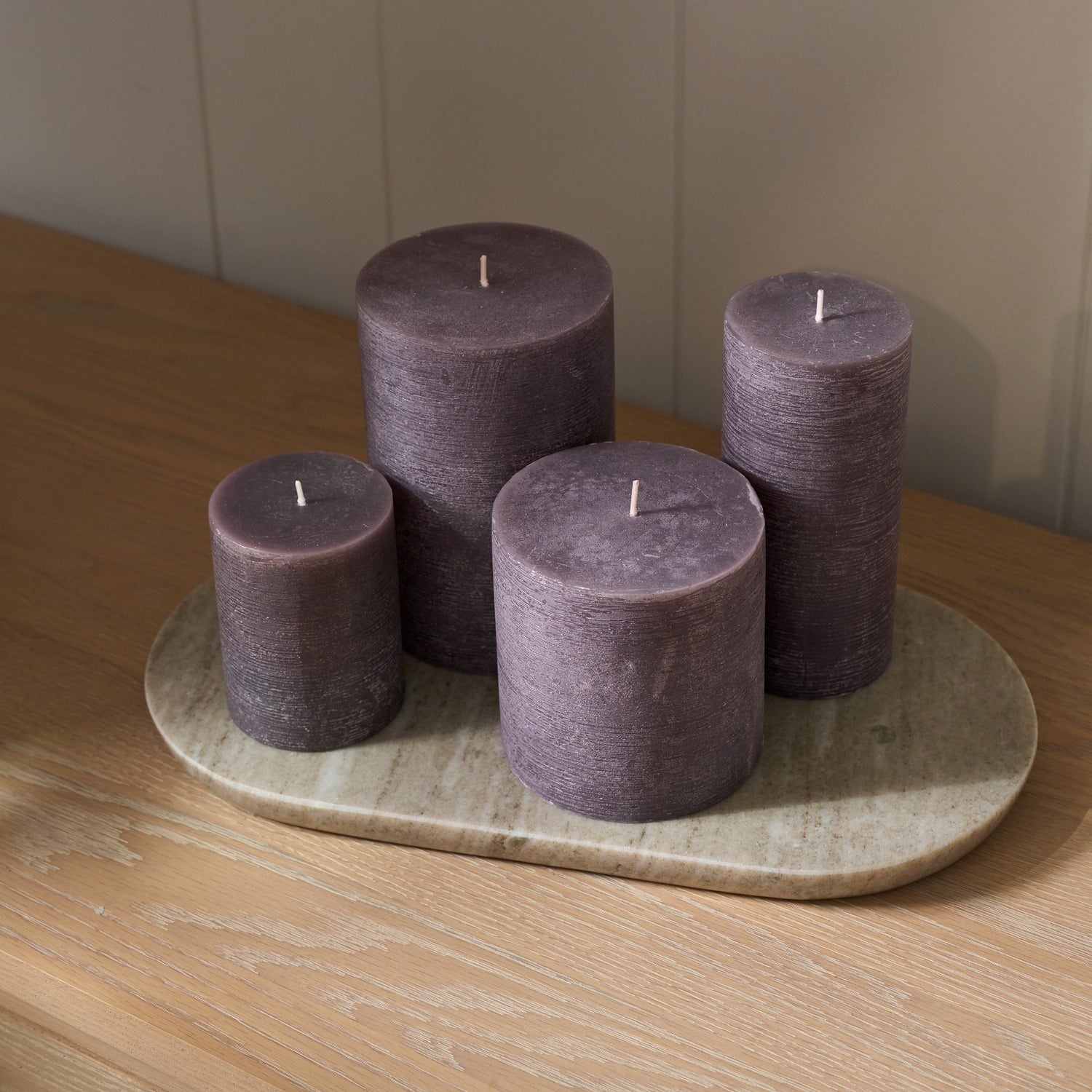 Neptune Accessories_Living accessories_Candles & diffusers Blyton Pillar Candle, Walnut