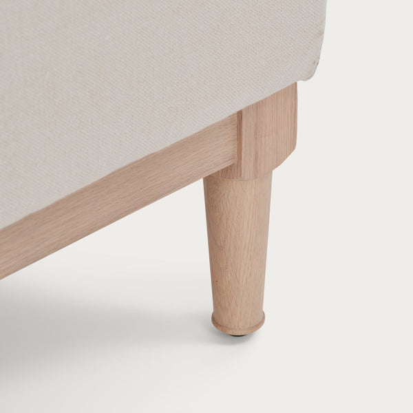 Neptune Furniture_Upholstery_Sofas default Renewed Eliza Armchair - Sig Lin Moss - Natural Oak Legs