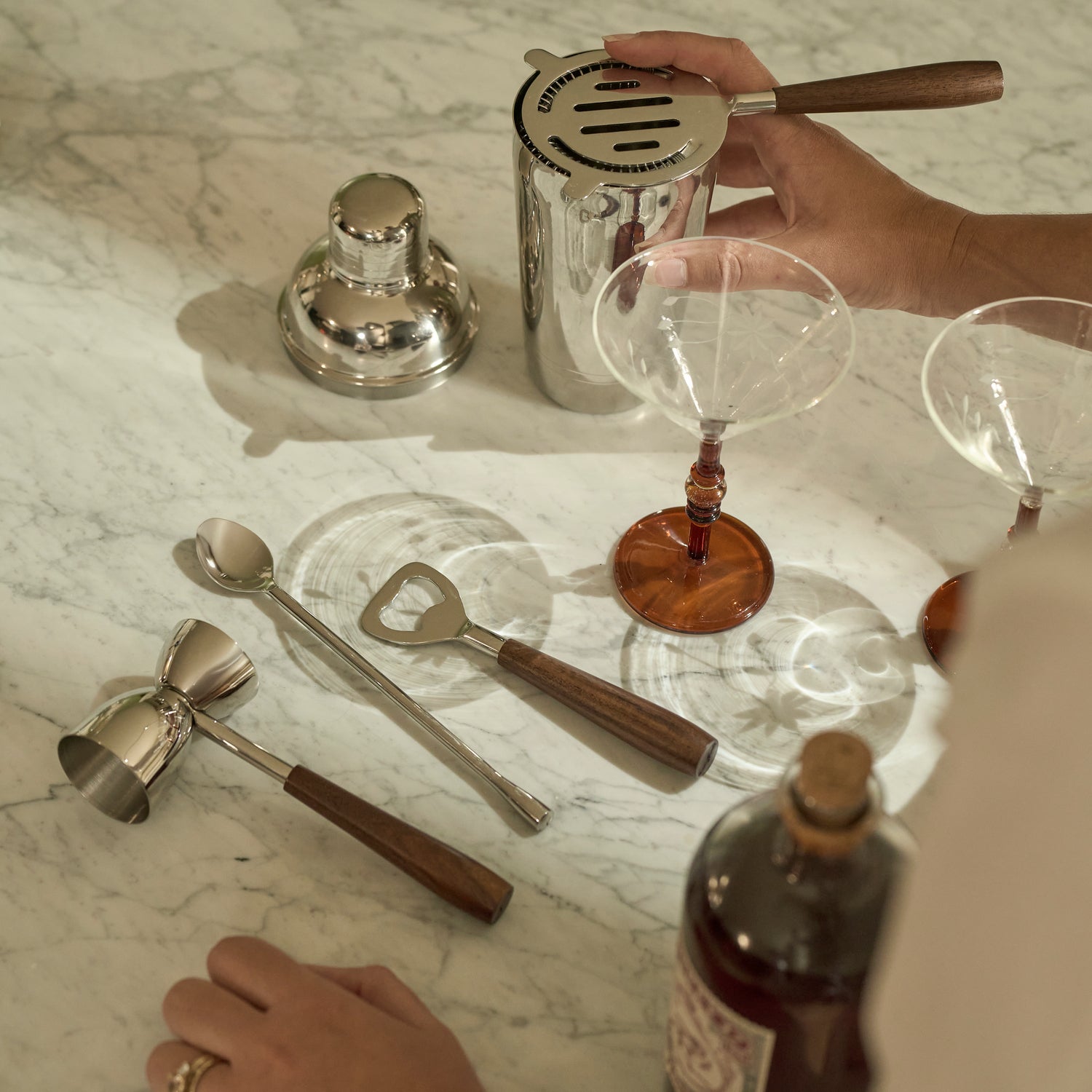 Neptune Accessories_Tabletop_Kitchen access default Holland Stainless Steel Bar Tools, 4pc Set