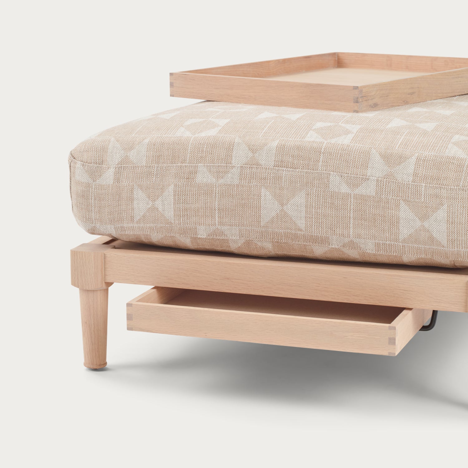 Neptune Furniture_Upholstery_Foot stools default Ophelia Small Footstool, Natural Flag