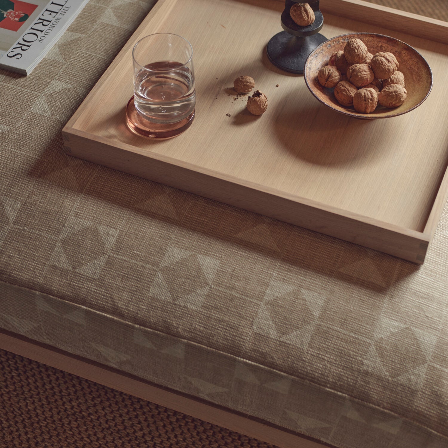 Neptune Furniture_Upholstery_Foot stools default Ophelia Small Footstool, Natural Flag