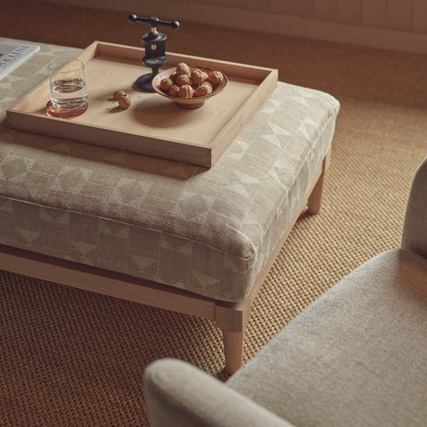 Neptune Furniture_Upholstery_Foot stools default Ophelia Small Footstool, Natural Flag