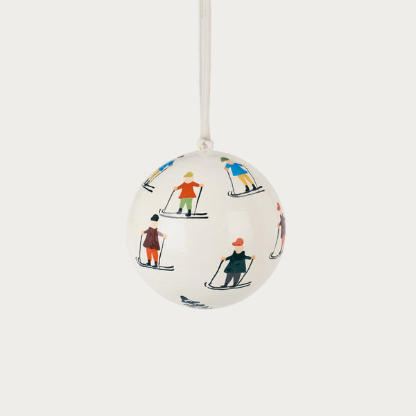 Neptune Seasonal_Christmas_Christmas tree decorations default Ridley Skiers Papier Mâché Bauble