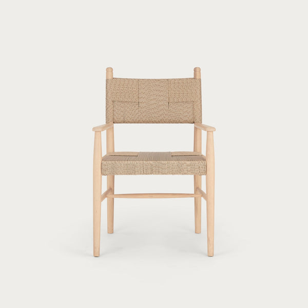 Neptune Furniture_Living & dining furniture_Dining & bar stools default Renewed Tilbury Oak & Rattan Carver Chair