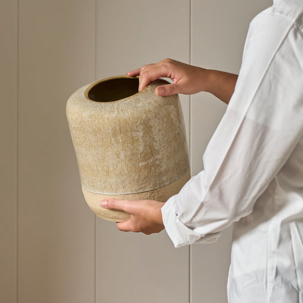 Neptune Accessories_Living accessories_Decorative accessories default Verwood Ceramic Vase, Beige