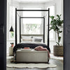 Neptune Beds Wardley King Size Four Poster Bed, Warm Black