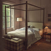 Neptune Furniture_Bedroom furniture_Beds & headboards 0 paint service / King Wardley Four Poster Bed, Painted