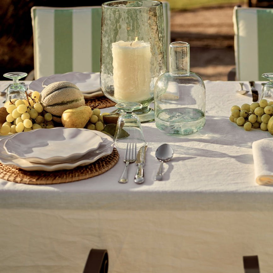 Neptune Glassware Primrose Green Glass Carafe