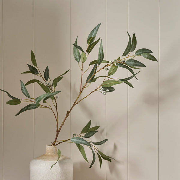 Neptune Flowers & Plants Eucalyptus Berry Spray, Dark Green