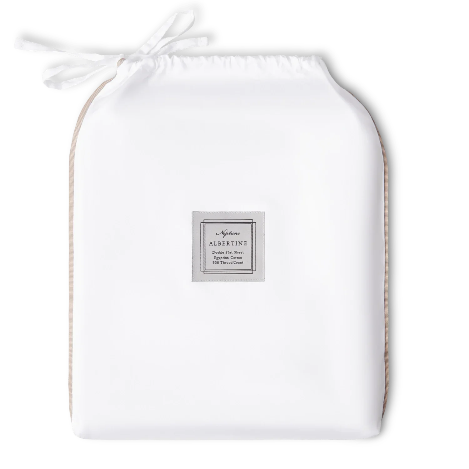 Neptune Decorating_Textiles_Bedding default Albertine Double Flat Sheet, Grey Oak