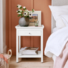 Aldwych Tall Tray Side Table, Snow