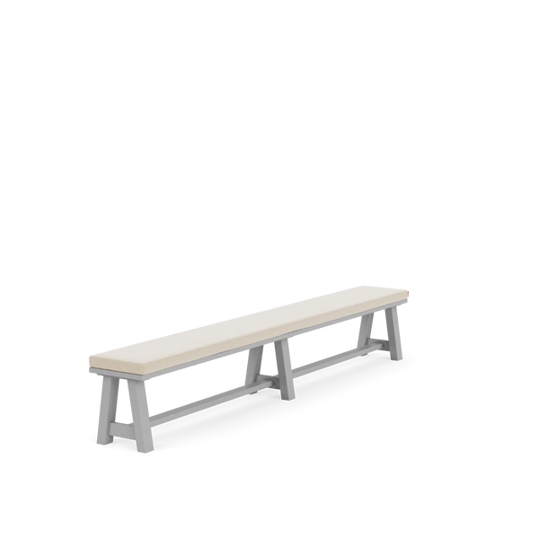 Arundel 5-6 Seater Bench Cushion, Linara Linen Natural