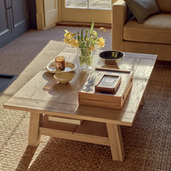 Neptune Furniture_Living & dining furniture_Coffee and side tables default Arundel Rectangular Oak Coffee Table