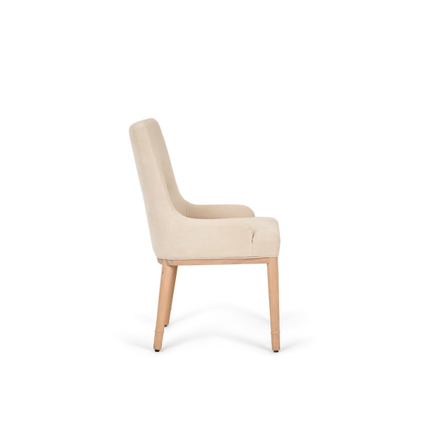 Ascot Dining Chair, Signature Linen Calico