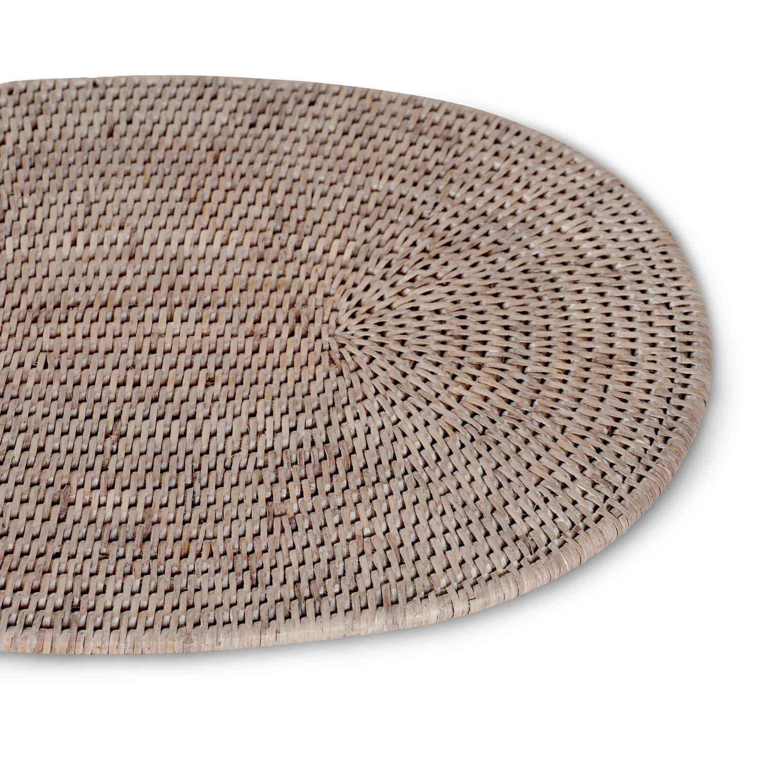 Neptune Accessories_Tabletop_Table linens default Ashcroft Medium Rattan Serving Mat, Set of 2