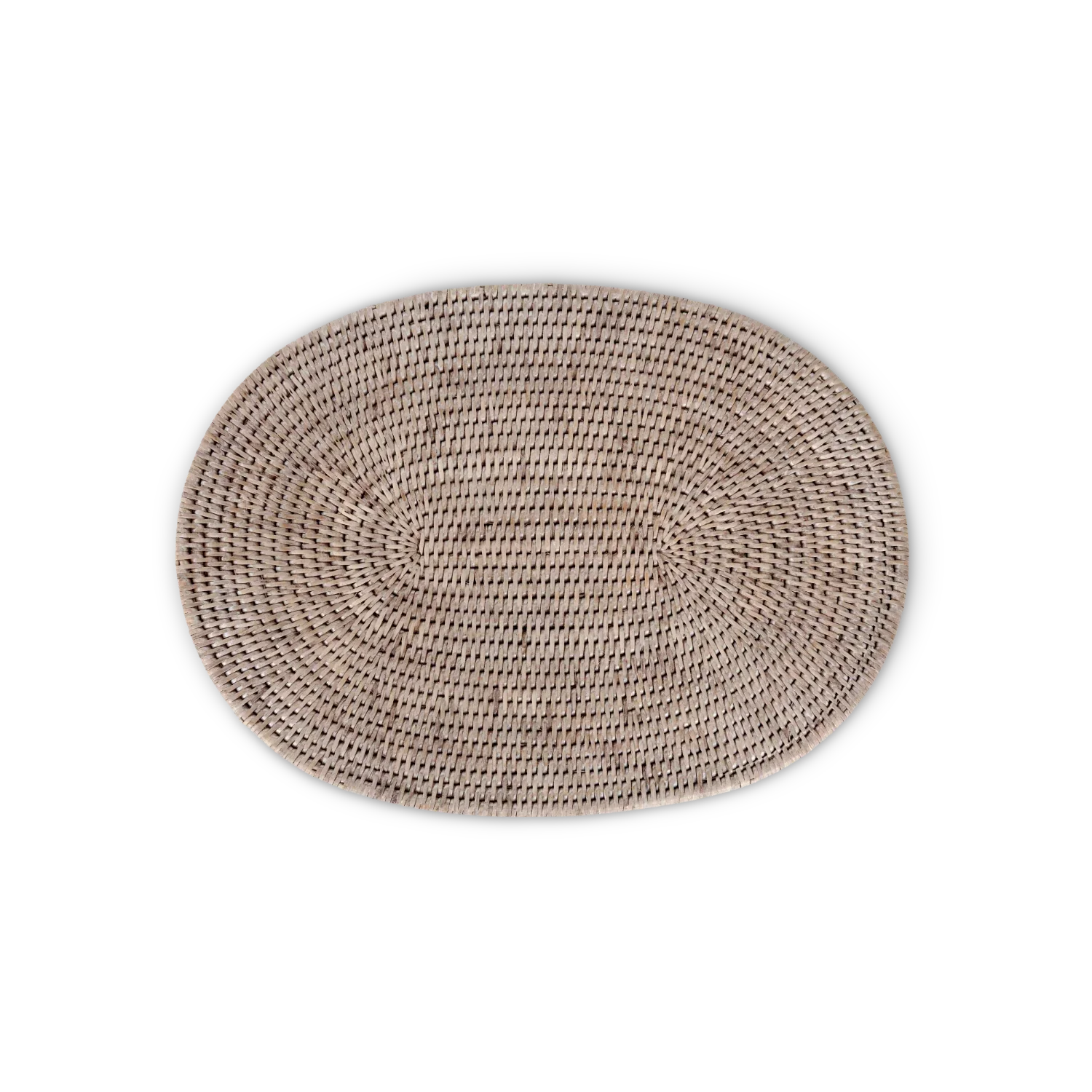 Neptune Accessories_Tabletop_Table linens default Ashcroft Small Rattan Serving Mat, Set of 2
