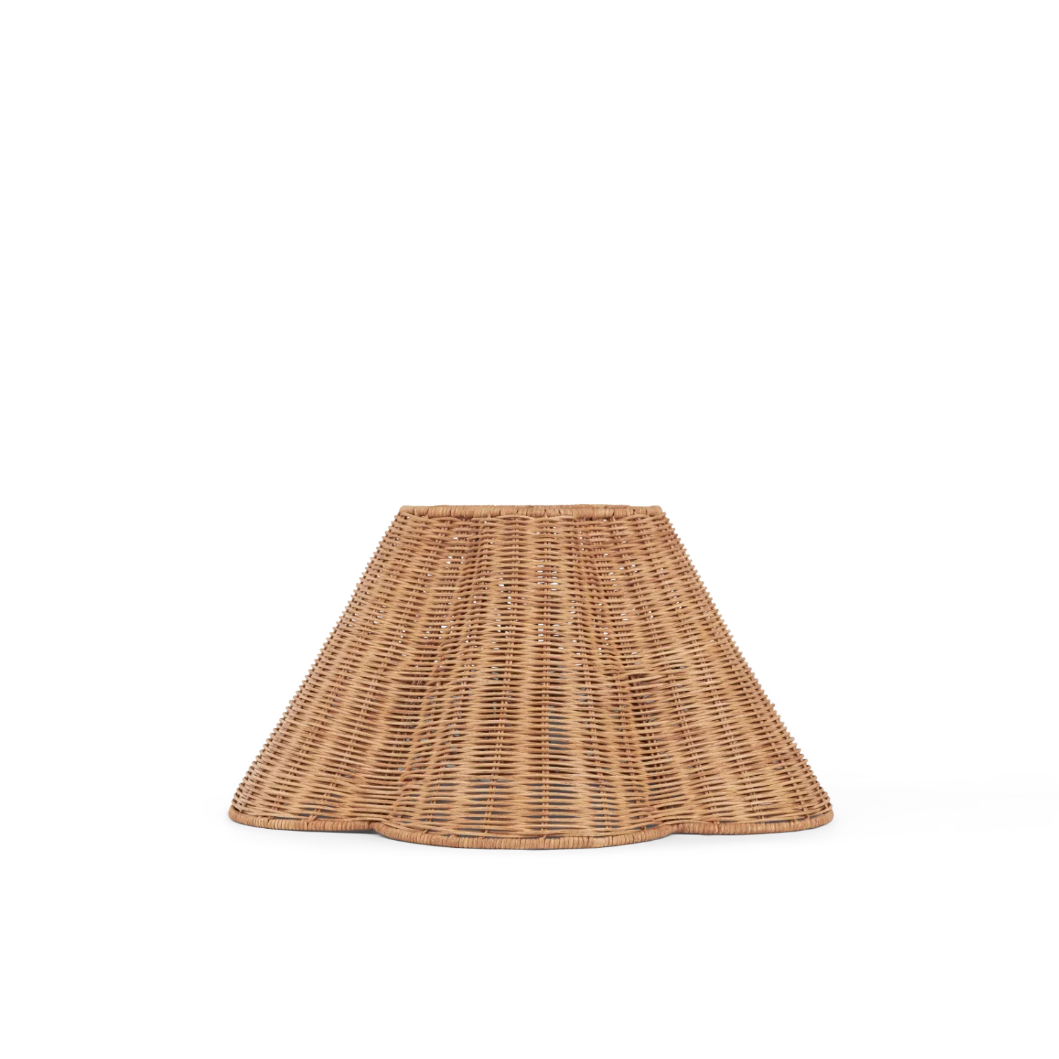 Neptune Accessories_Lighting_Lighting accessories Athena Rattan Scallop Tapered Lampshade