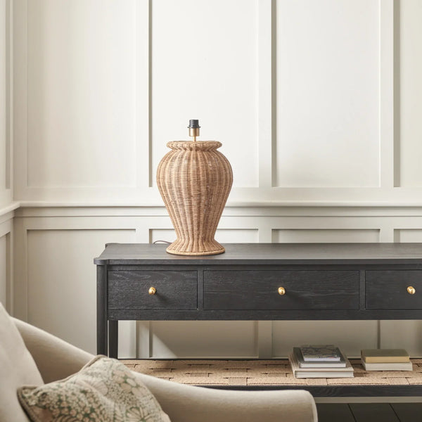 Neptune Accessories_Lighting_Table lamps Without shade Athena Large Rattan Table Lamp