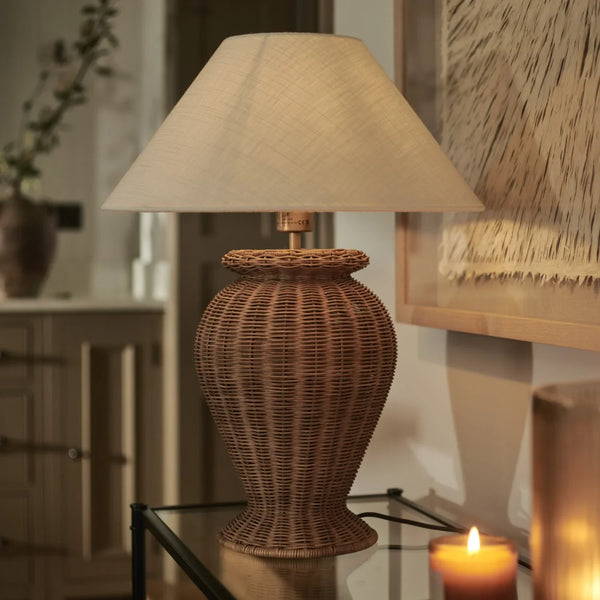 Neptune Accessories_Lighting_Table lamps Athena Large Rattan Table Lamp