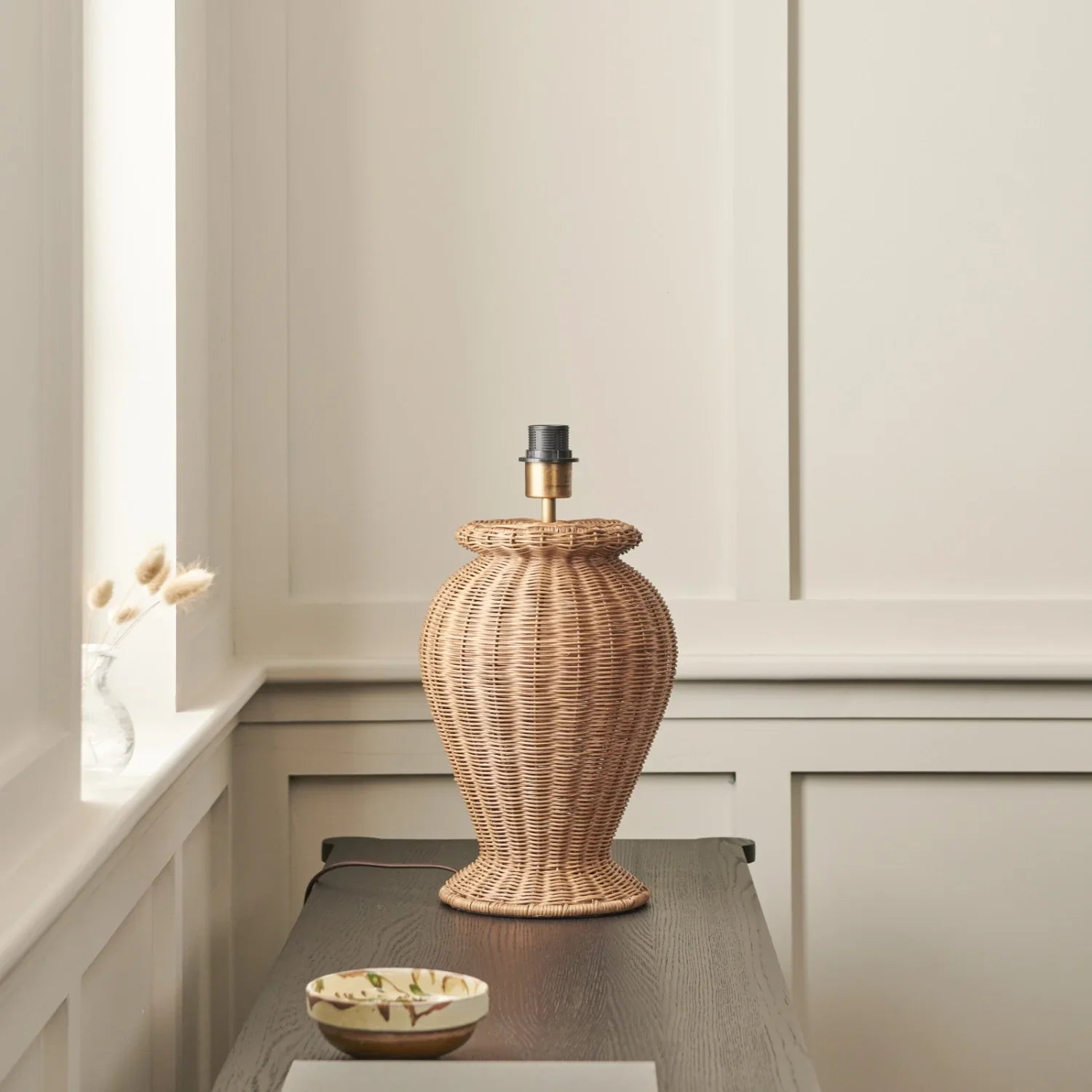 Neptune Accessories_Lighting_Table lamps Without shade Athena Medium Rattan Table Lamp