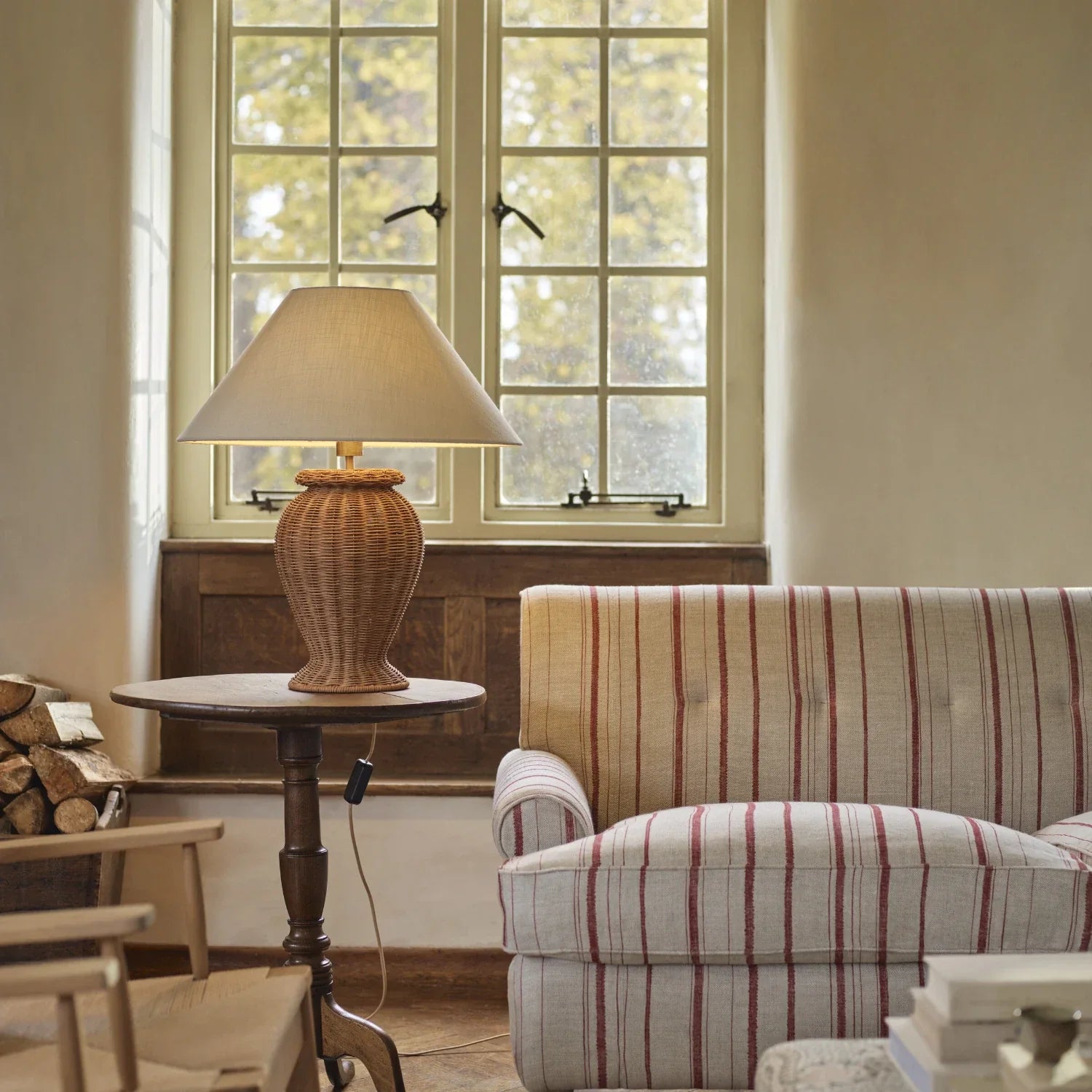 Neptune Accessories_Lighting_Table lamps Athena Medium Rattan Table Lamp