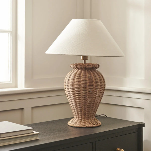 Neptune Accessories_Lighting_Table lamps Athena Medium Rattan Table Lamp