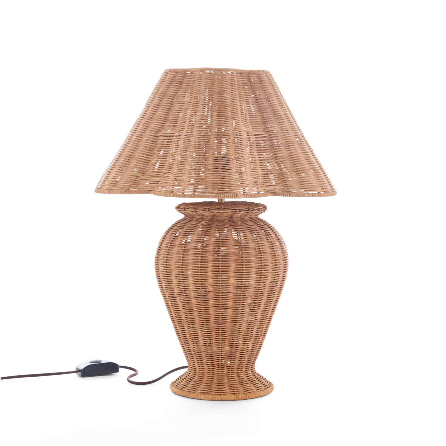 Neptune Accessories_Lighting_Table lamps Athena Medium Rattan Table Lamp